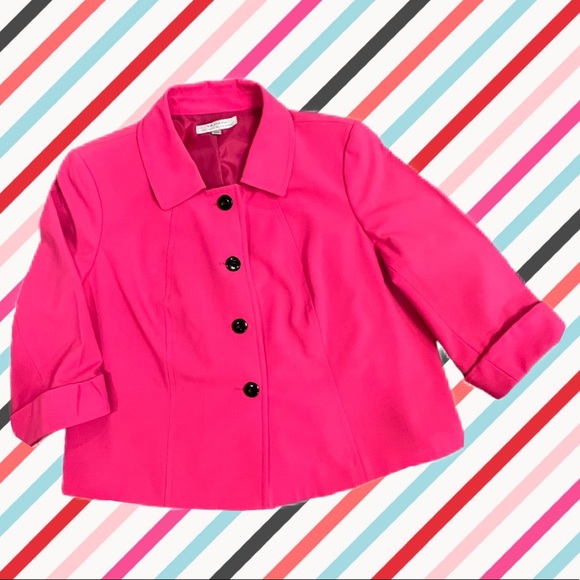 tahiri Jackets & Blazers - Tahiri Arthur S. Levine Hot Pink Jacket 20W